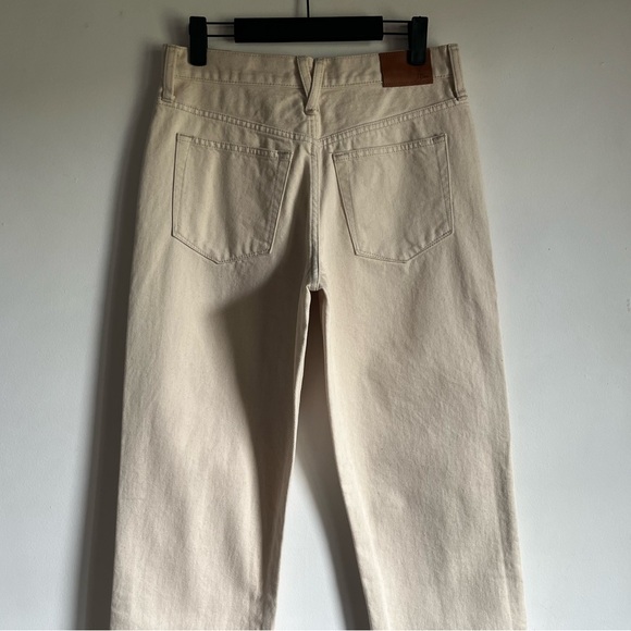 NWT J Crew Slouchy Boyfriend Jean Size 25 in Cream Off-White Denim $148 BD367 - Picture 7 of 12